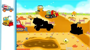 Car puzzles for toddlers - Vehicle sounds Screenshot 3