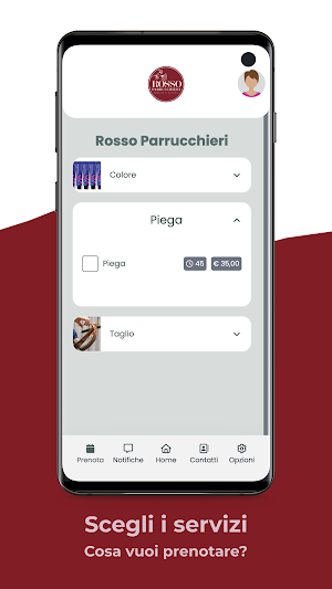 Rosso parrucchieri Screenshot 1