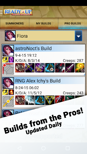 Ready Up for League of Legends - Builds & Stats Screenshot 0