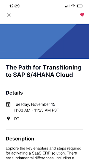 SAP TechEd Screenshot 3
