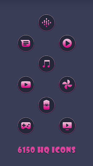 Pink Shine Icons Screenshot 1
