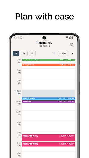 Timeblockify: Schedule & Tasks Screenshot 2