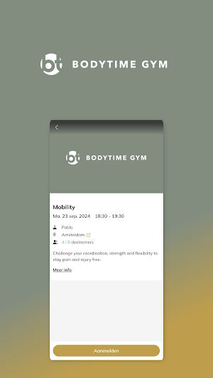 BodyTime Gym Screenshot 2