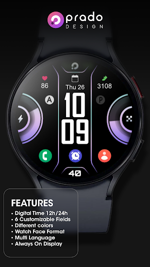 ACTIVE 55 Digital Watch Face Screenshot 2