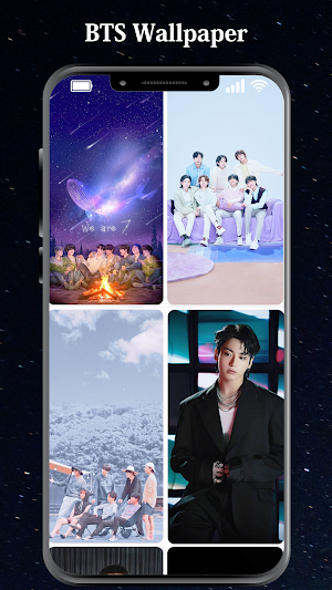 BTS Wallpaper Theme App Icons Screenshot 1