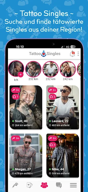 TattooSingles Flirt Dating App Screenshot 3
