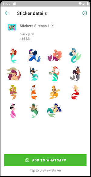 Stickers de Sirenas Screenshot 1