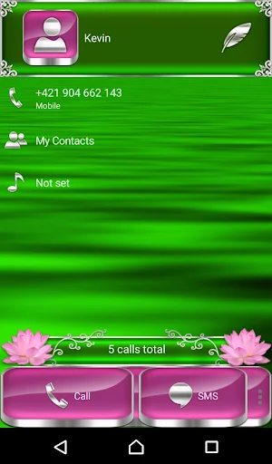 Lotus Dialer theme Screenshot 2