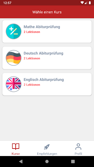 Abiturprüfung 2020 Screenshot 1