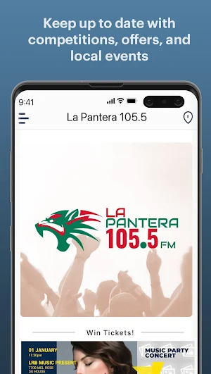 La Pantera 105.5 Screenshot 2