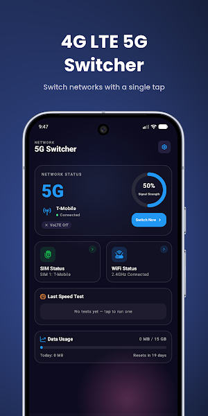 3G 4G 5G Switcher - LTE Speed Screenshot 0
