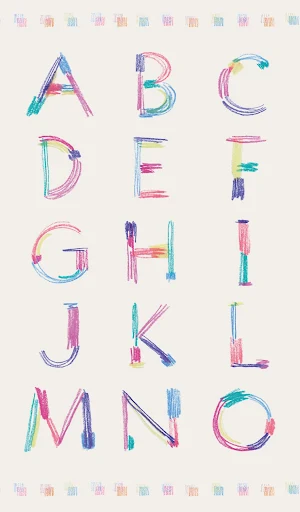 Stamp Pack: Crayon ABCs Screenshot 1
