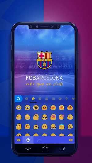 FC Barcelone Keyboard themes Screenshot 2