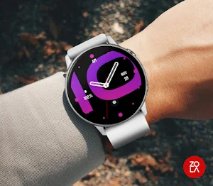 Hybrid Pink Purple Watch Face Screenshot 2