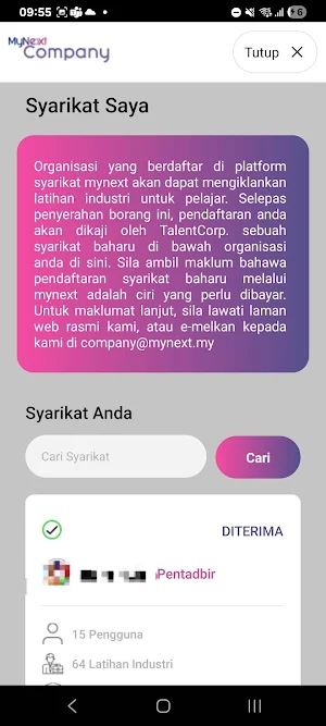 MyNext Company Screenshot 2