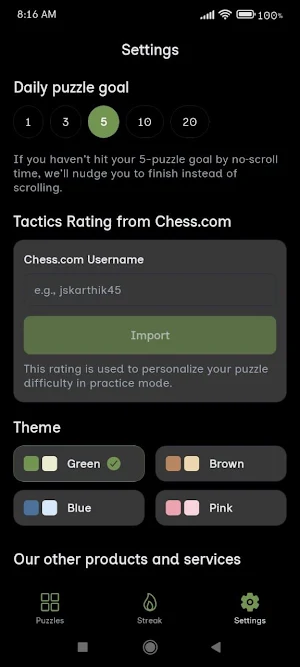 Chess Screen Time - Puzzles Screenshot 3