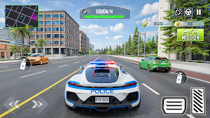 Police Car Sim 3D: Cop Chase Screenshot 1