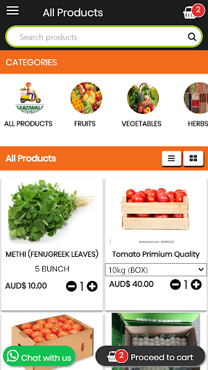 Sabziwala Providors Screenshot 2