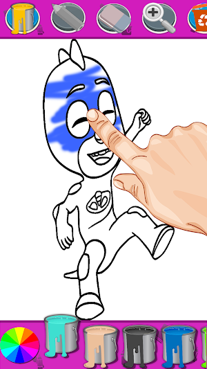 Drawing Mask Coloring Book Screenshot 3