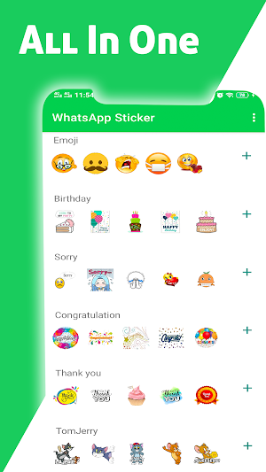 Stickers for WhatsApp-All in One Sticker Apps 2021 Screenshot 1