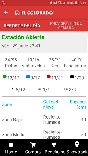 El Colorado Centro de ski. Chile Screenshot 3