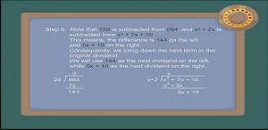 Dividing a Polynomial by a Binomial Screenshot 3