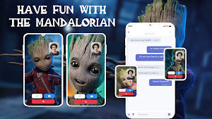 Mandalorian Fake Video Call Screenshot 2