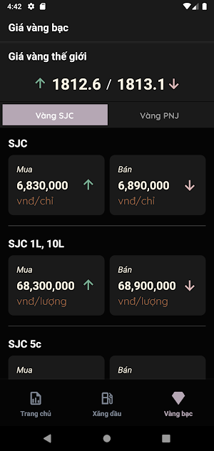 Giá Xăng Online Screenshot 2
