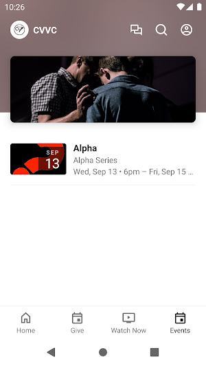 Canyon View Vineyard Church Screenshot 2