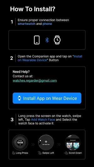 Dark Metal Watch Face Screenshot 0