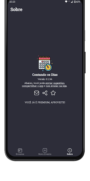 Contando os Dias Screenshot 2