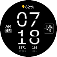 Key WF12 Digital Watch Face