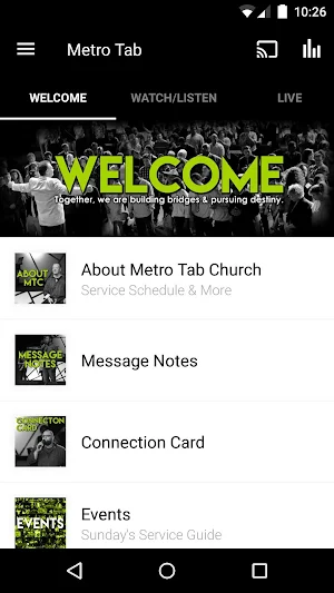 Metro Tab Church Screenshot 0