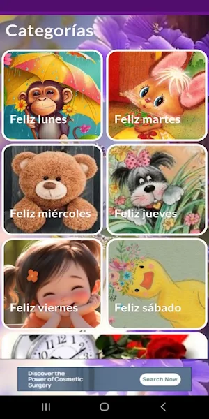 Saludos Días de la Semana Screenshot 0