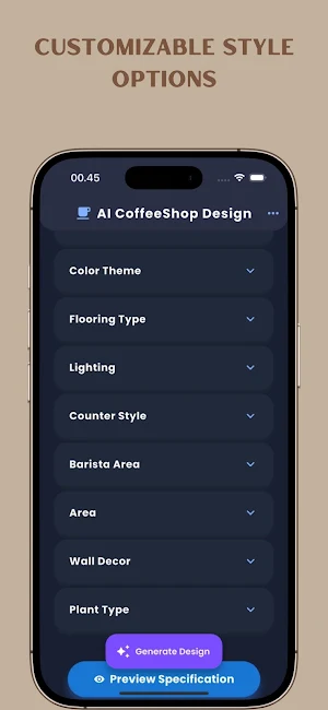 AI Coffee Shop : Decoration AI Screenshot 3