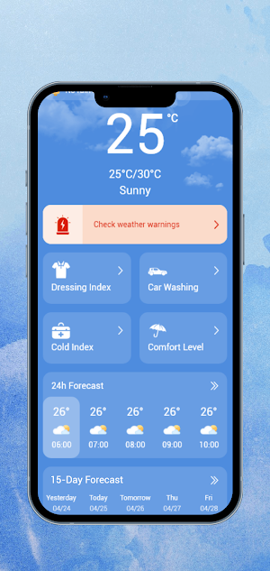 DailyWeather Screenshot 1