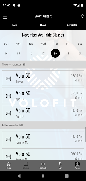 Volofit Screenshot 1