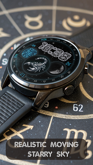 Zodiac Scorpio Watch Face Screenshot 2