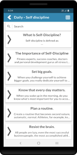 Daily - Self discipline Screenshot 1