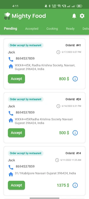 Mighty Food DeliveryBoy Screenshot 2