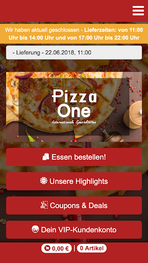 Pizza One Screenshot 0