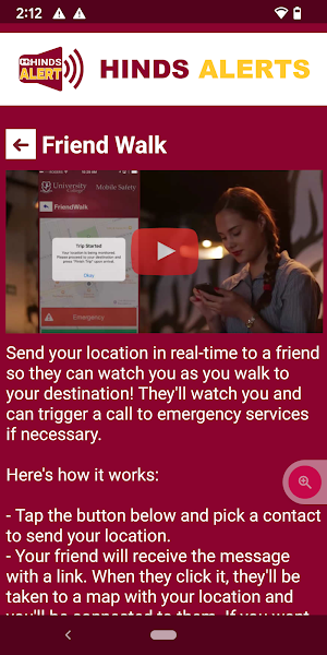 HINDS ALERT Screenshot 2