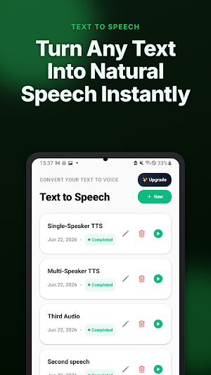 AI Multi Speaker TTS: Voices Screenshot 0