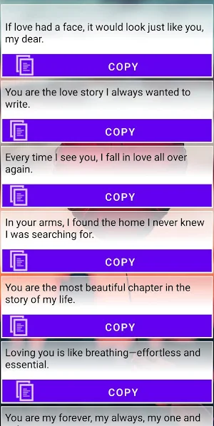PostLove Quotes Screenshot 1