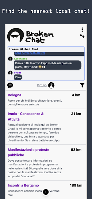 Broken Chat Screenshot 1