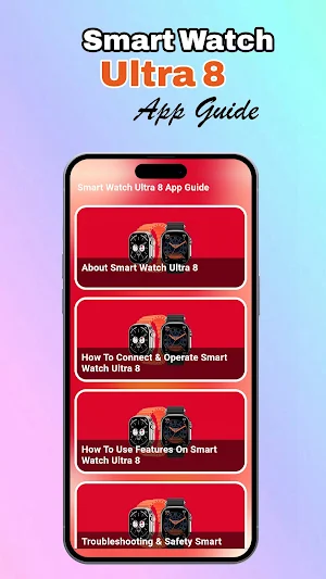 Smart Watch Ultra 8 app guide Screenshot 0