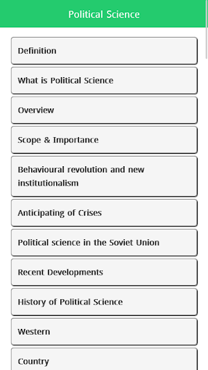 Political Science Book Screenshot 0