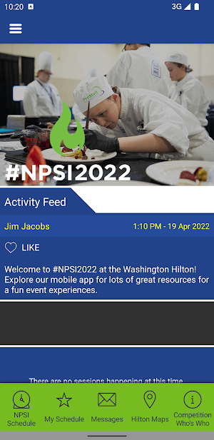 NRAEF Events Screenshot 1