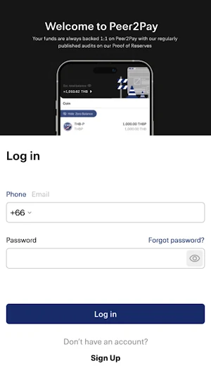 Peer2Pay Screenshot 2