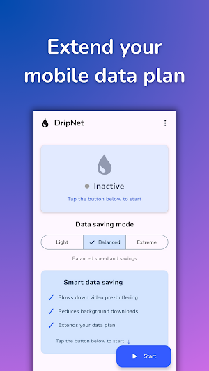DripNet - Mobile Data Saver Screenshot 0